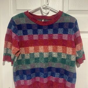 Free People Multicolor Knit Sweater
